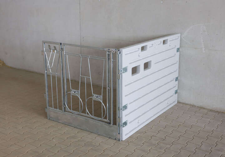 KERBL Modulare Kälberbox Erweiterung Einzelbucht, wandständig